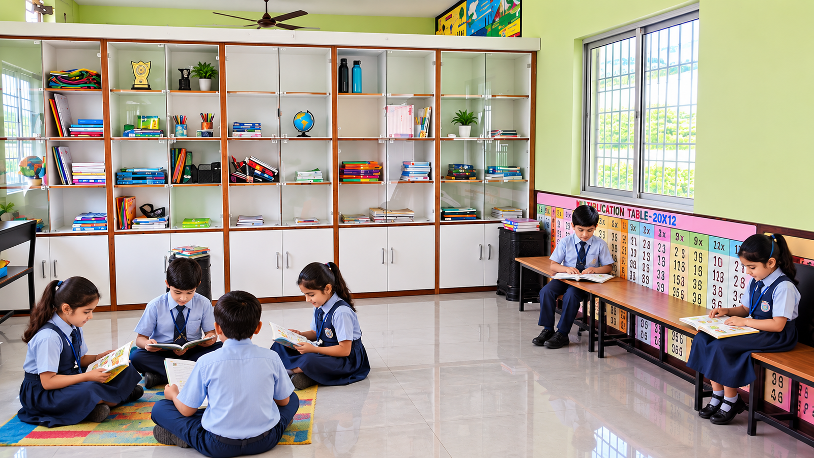 Math Room at Sarvodaya Public School